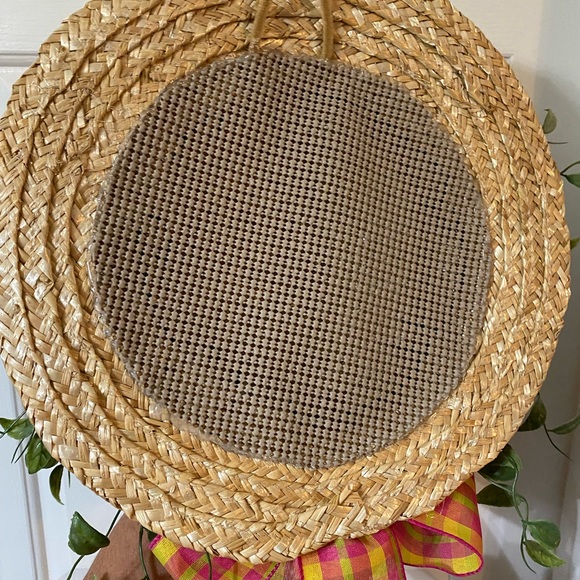 Beautiful Mixed Flower Hat Wreath - Picture 4 of 4